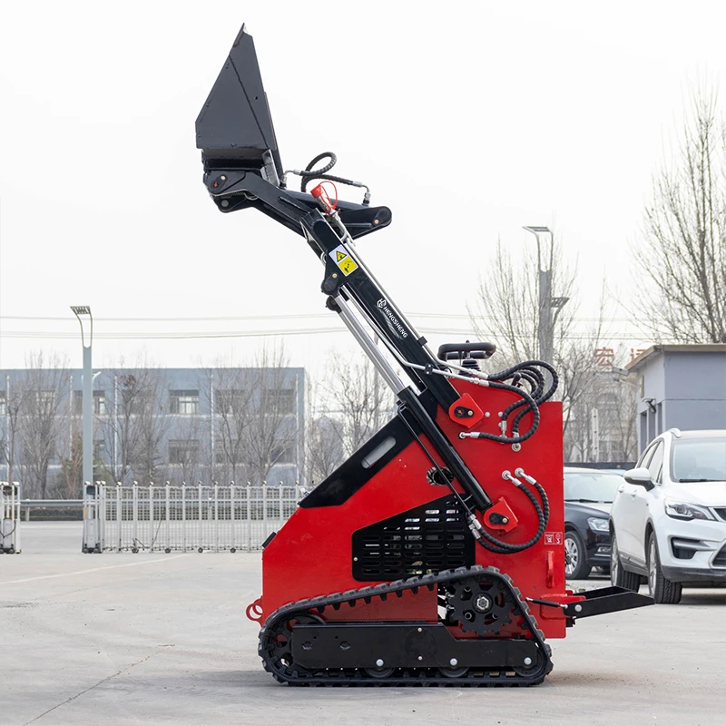 HS-380T Track Skid Steer Loader 890kg Operating Weight 0.15m³ Bucket 16KW/17KW KOOP/BAILITONG Optional EPA/CE Available