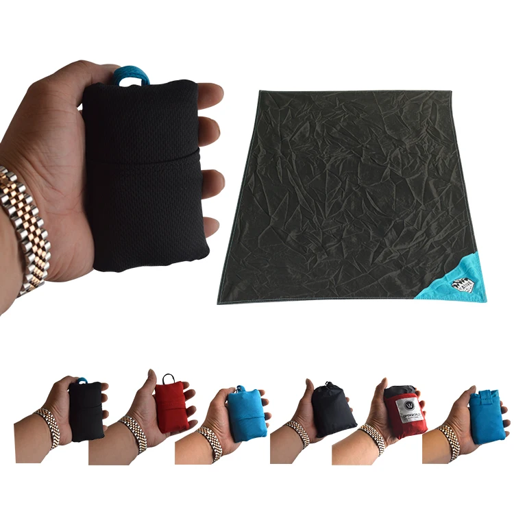 
 Складной нейлоновый большой наружный Карманный водонепроницаемый песостойкий пляжный коврик для кемпинга  