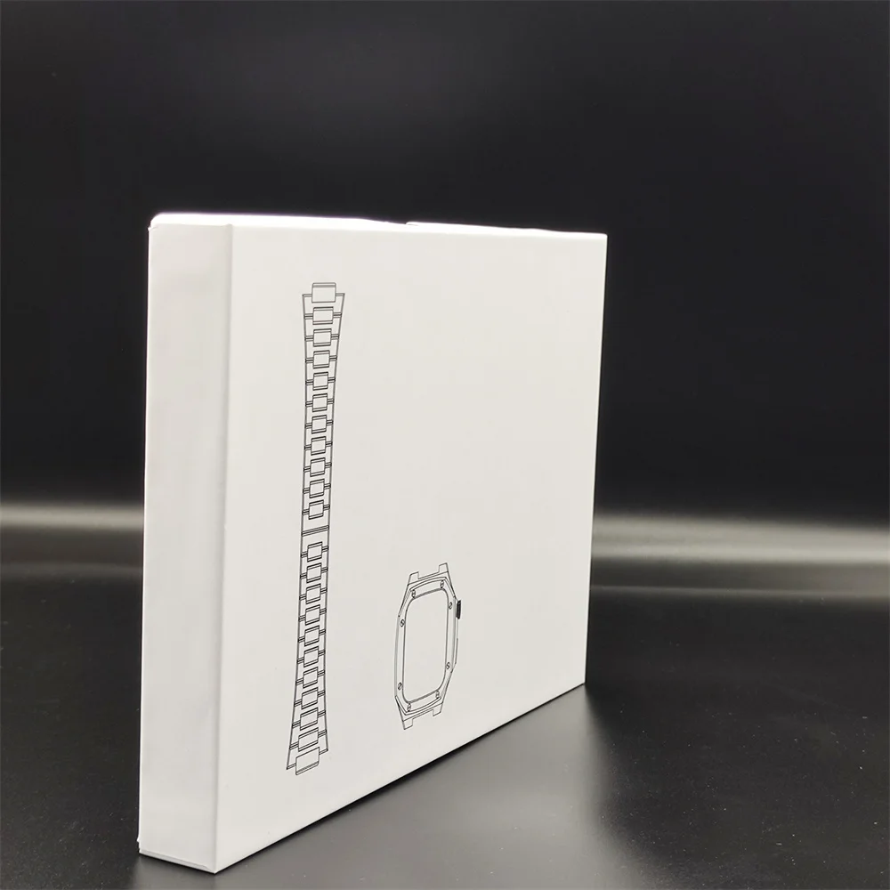 Luxury Modification Kit Men Smart Stainless Steel Watch Case And Straps