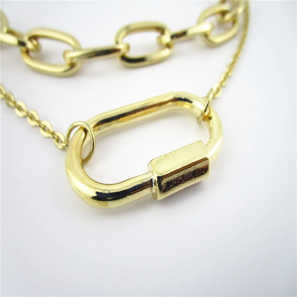 Gold Plated Chain Wholesale Jewelry Modern Jewellery