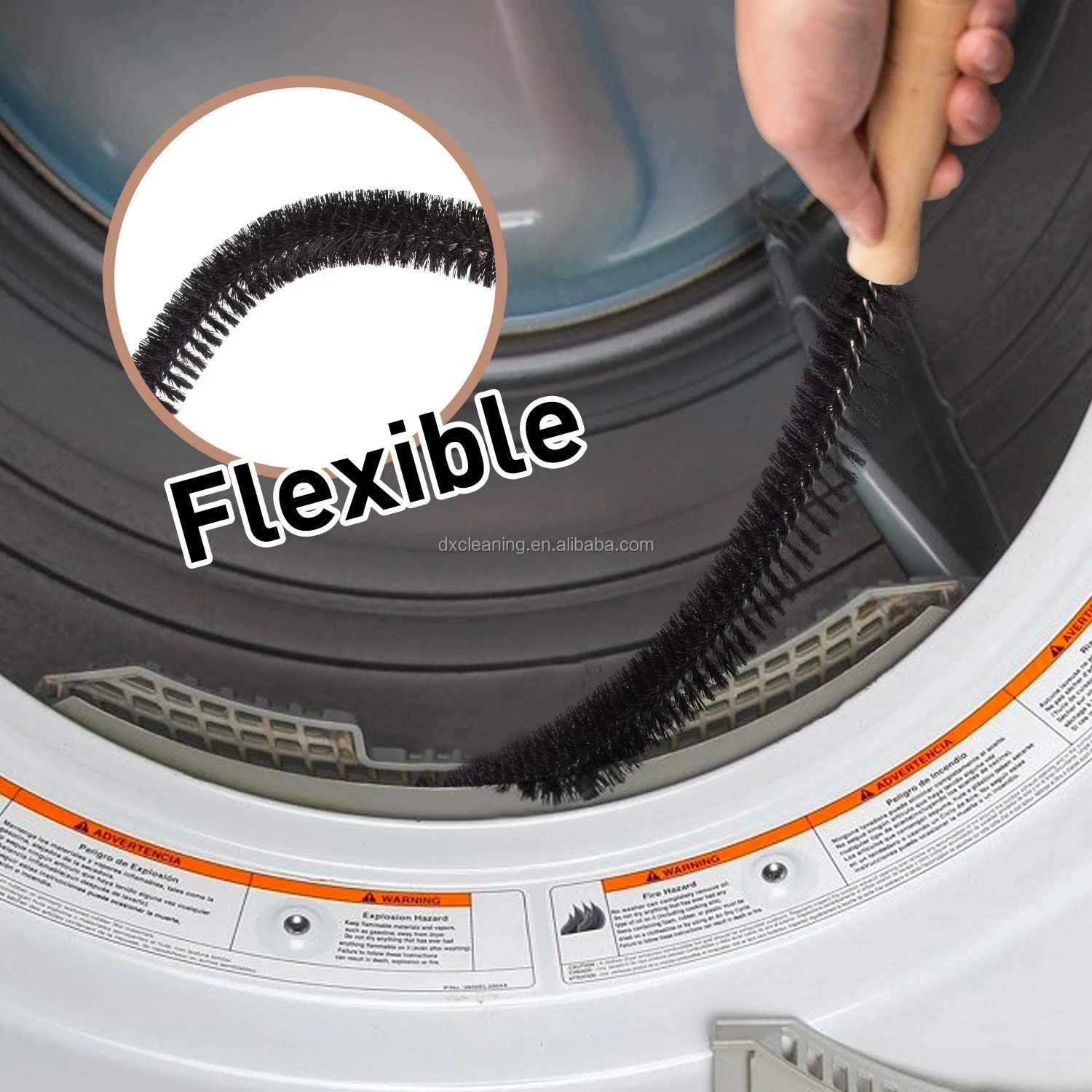 Refrigerator Coil Brush Dryer Lint Cleaning Brush Dryer Pipe Cleaning