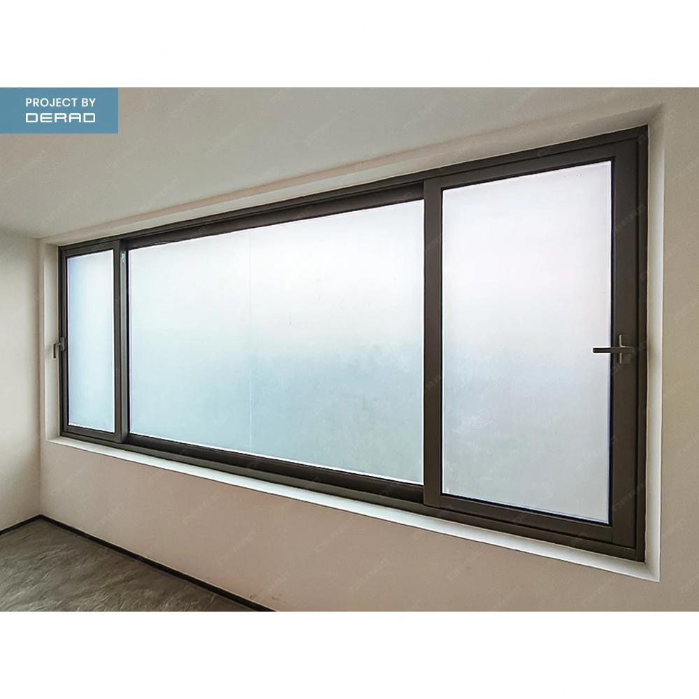 Sliding Windows Public Building Hospital School Villa Modern Double Glazing Aluminum Sliding Window with Low-E Glass