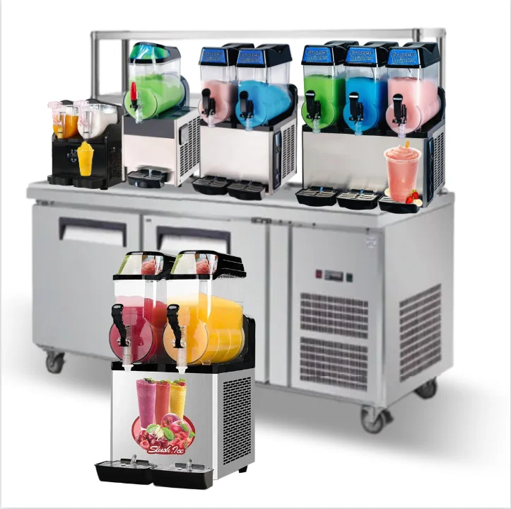 Slush-maschine Slash Eis Slushy Cocktail Automatic Ice Slush Maschine-machien-mashine-macchina Kommerziell Machine Granita Maker