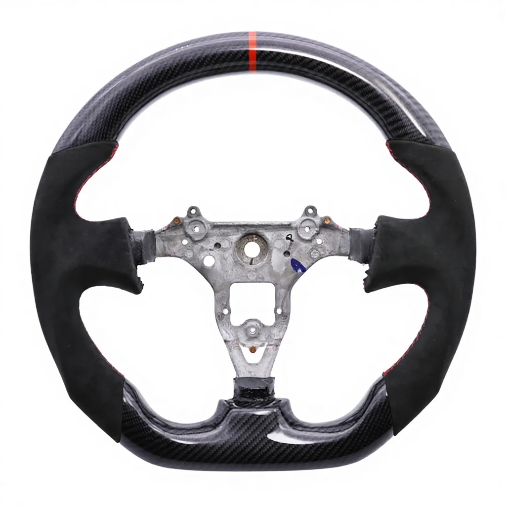 カーボン ステアリング Dシェイプ ハンドル R33 スカイライン S15S14 日産R32 R33 R34 R35 GTRスカイライン用カスタムカーボンファイバー