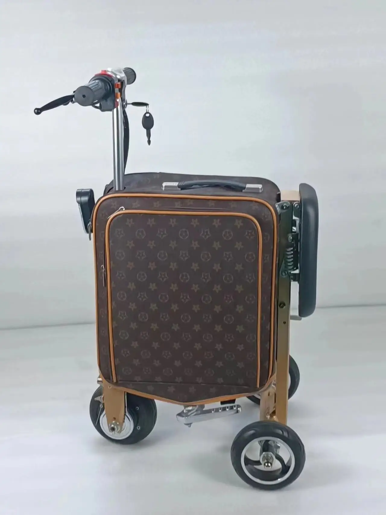 SE4 miniT smart luggage travel scooter suitcase easy lift motorized bag electrical luggage carry on riding scooter