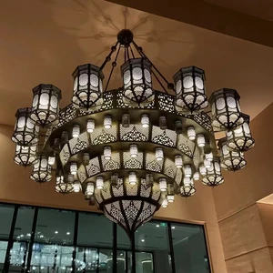 ECOJAS New Design Arabia Pendent Light for Villa Hotel Banquet Hall Decorative Chandelier