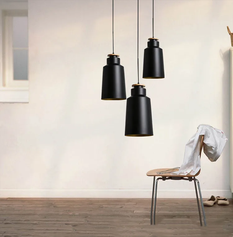 Nordic vintage pendant kitchen lights pendant fixture home lighting modern hanging industrial metal pendant light