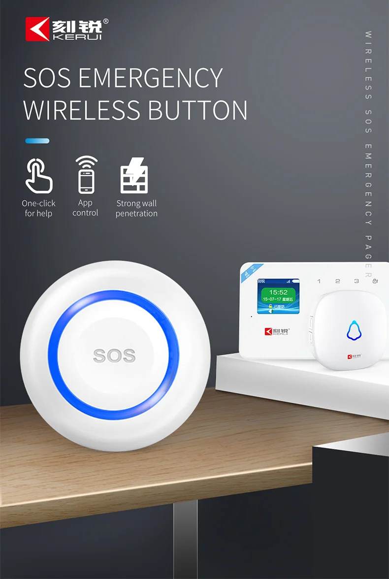 Tuya Wifi Sos Button Wireless Sos Emergency Button Alarm Home Self Defense Emergency Button