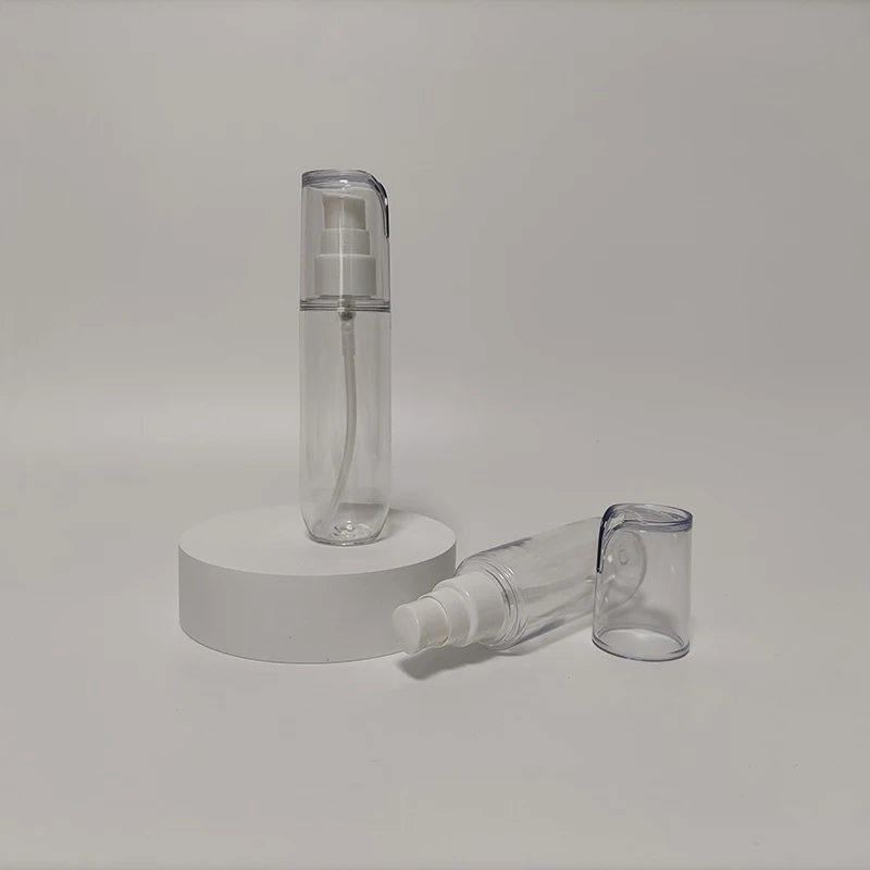 80ml Hot Sale New Product Transparent Custom Fine Mist Spray Bottle Plastic PET Packaging Bottle