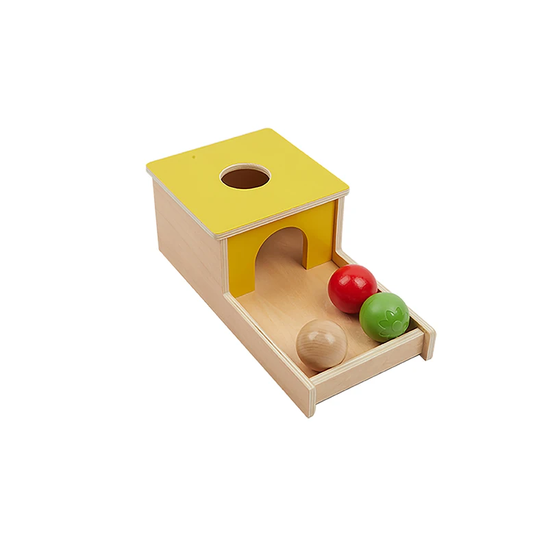 Игрушки для младенцев Adena Монтессори, 6-12 месяцев, подарочный набор для младенцев, деревянные игрушки для младенцев, коробка для монет, игрушки для мелкой моторики и редиса