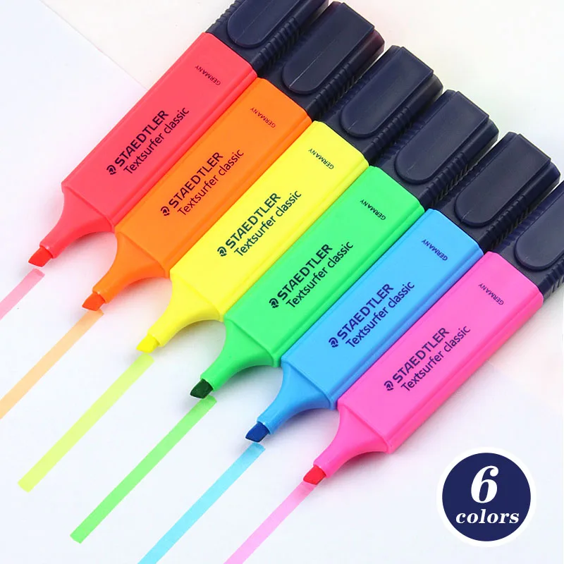 HK 12Pcs Color changing Highlighter bright colors Fluorescent Pen Jap –  AOOKMIYA