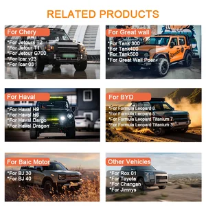 For Beijing BJ40 New Aluminium Australian-Style Bull Bar with Modified Performance Parts and Anti-Collision Front Bar Features