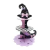 Soporte para pastel con forma de bota de Halloween