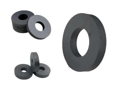 Ferrite 30mm - 280mm Diameter Donut Ferrite Ring Speaker Magnet Ceramic Ferrite Magnet Ring for Speakers and BLDC Motors