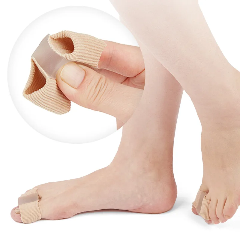 Silicone Big Toe Separator Spacer Comfortable Gel Toe Spreader in Foot Shape for Toes Separador De Dedos En Forma De Pie