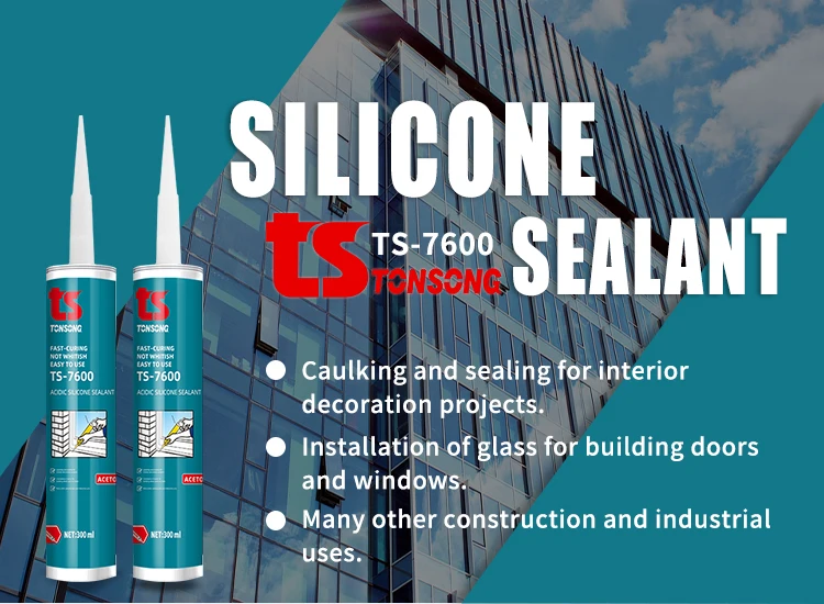 Acetoxy Sealant Adhesives Sealant Fast-Curing High Adhesion Waterproof ...