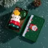 Green Bear Christmas Tree With Green Iron Box