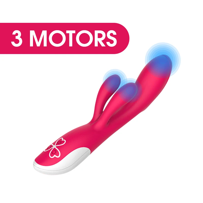 Lena 3-in-1 Vibrator - 10 Vibration Modes for Solo or Couple