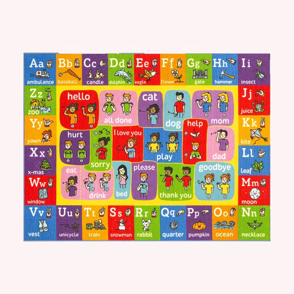 kids play rug Personalized Customized cute Kids Play Crawling Mat