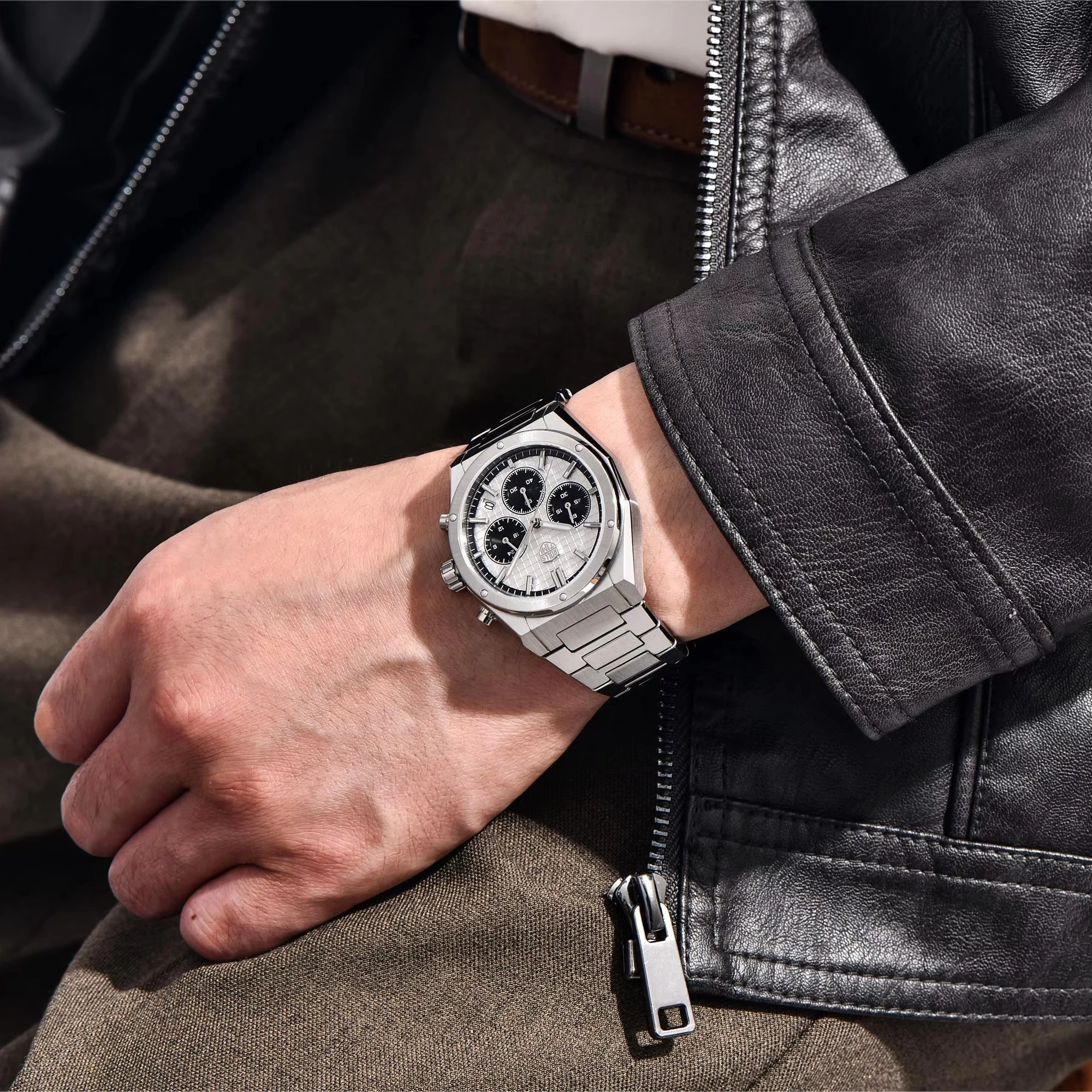 2022 Lacz Denton Men's Watch - Luxury Quartz Chronograph