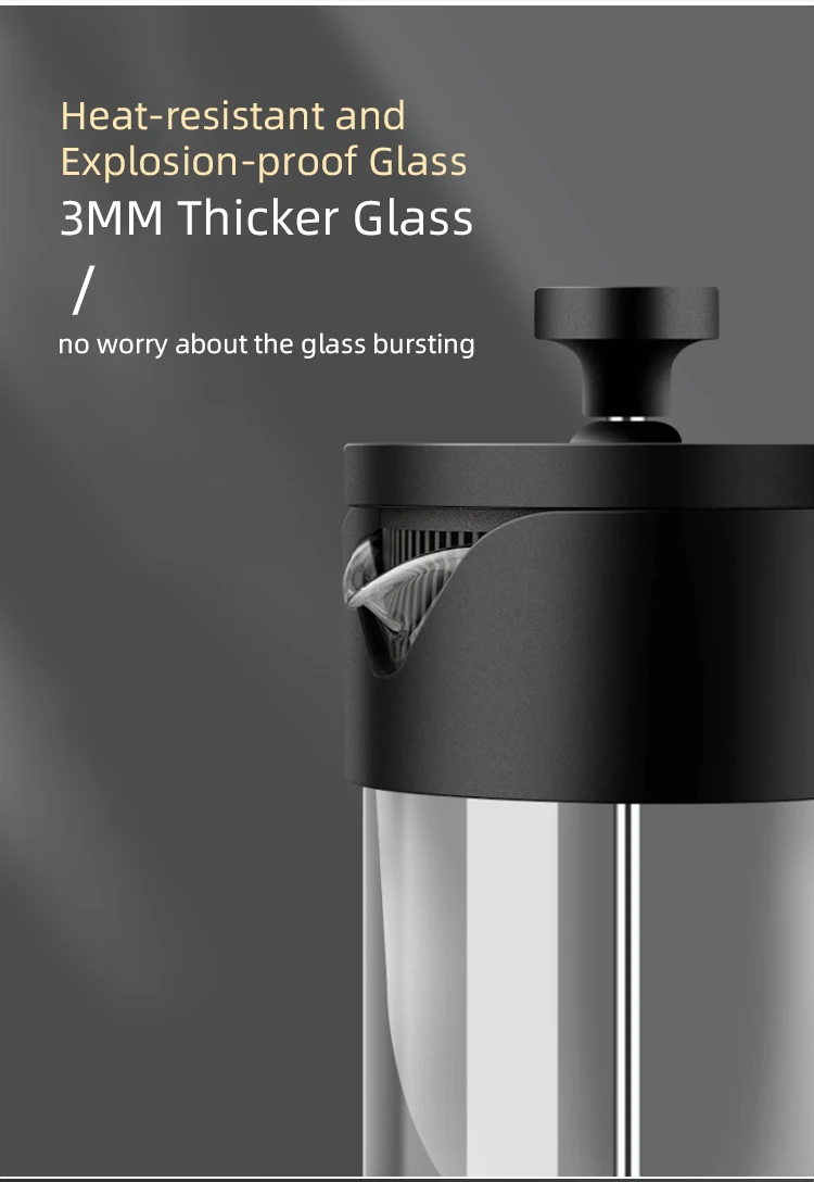 Amazon Hot Black Portable French Press,Wholesale Black French Press