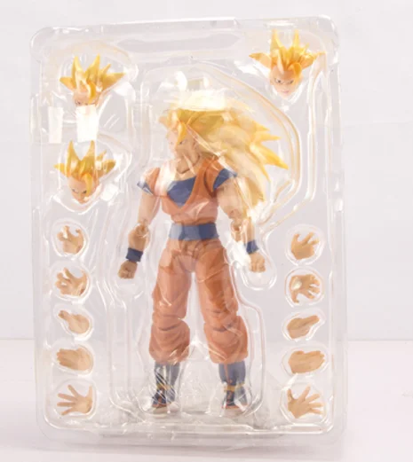 Figura De Ação Brinquedos Para Crianças Adultos Shf Super Saiyan