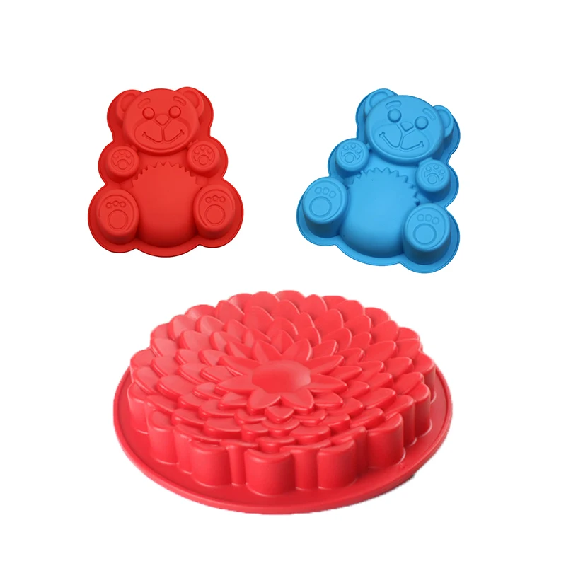 Bear Molds, BPA Free Silicone Gummy Bear Molds