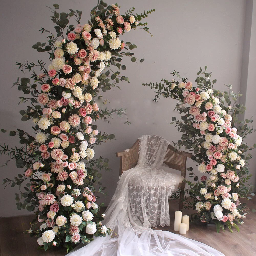 Yq061 New Artificial Flower Arch Backdrop Wedding Arch Flowers