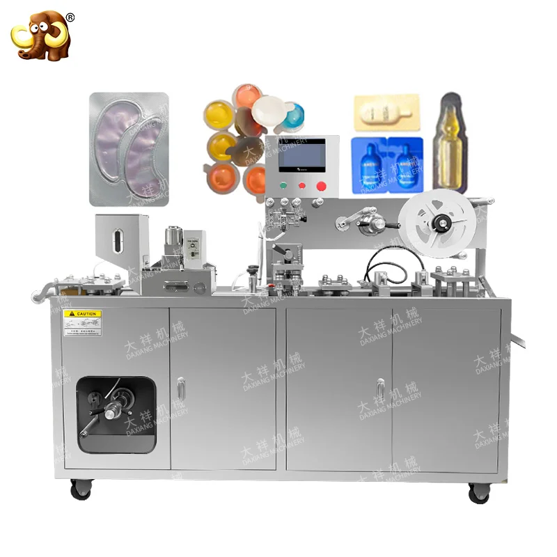 DPP-140 Automatic Alu-PVC Alu Plastic High Frequency Blister Tablet Packing Machine For Tablets And Capsules