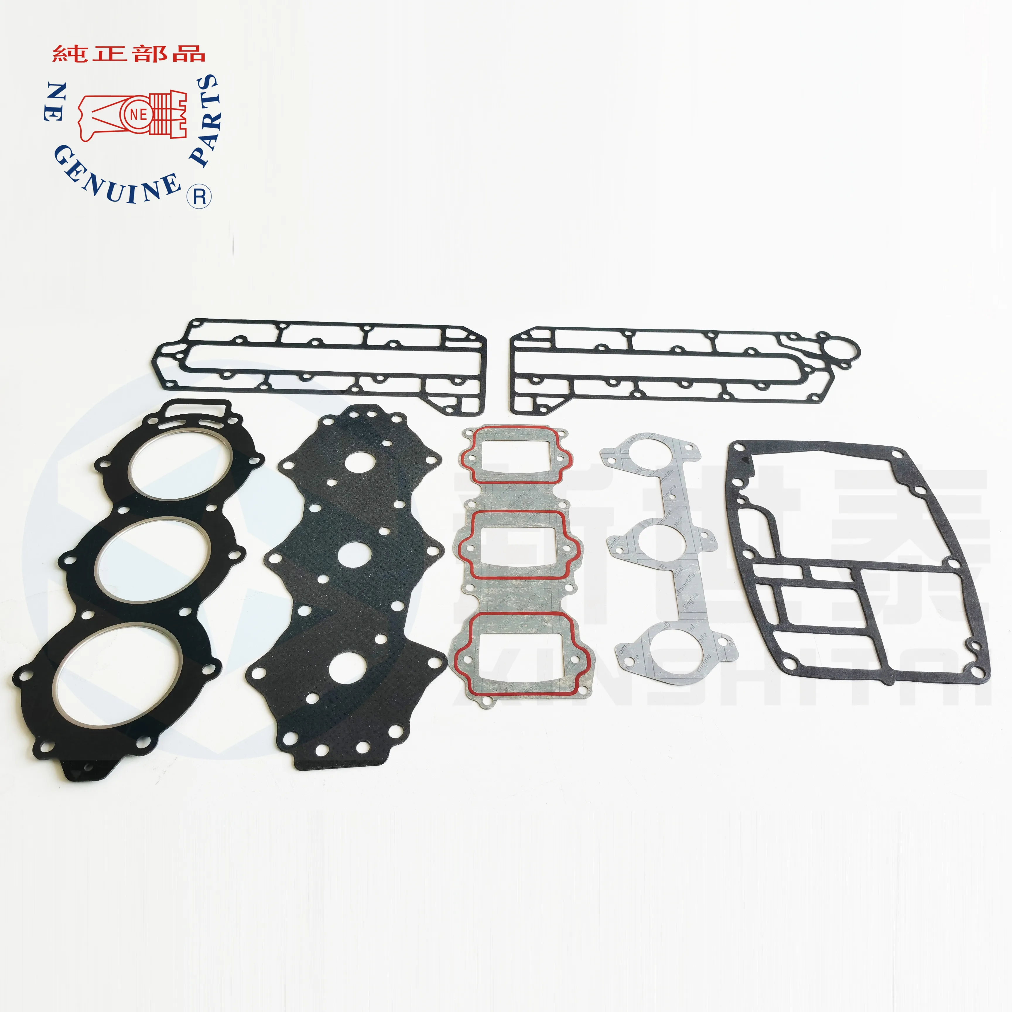 Комплект уплотнений для лодки комплект черных прокладок подвесного двигателя полный головки цилиндра yamaha 60HP китайские