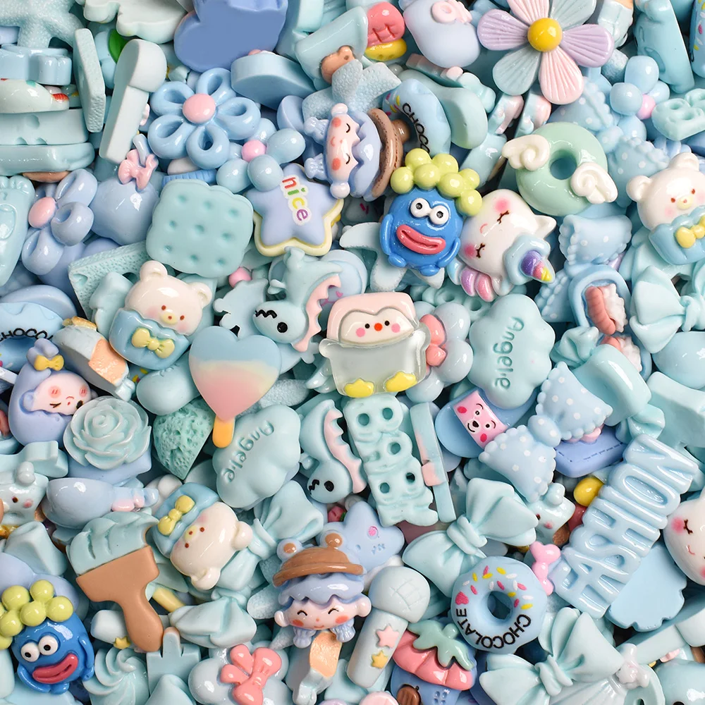 Wholesale Cute Candy Cartoon Resin Flatback Cabochon Charms for Nail Art  Decorations DIY Hair Pin Phone Case Slime Craft Toys