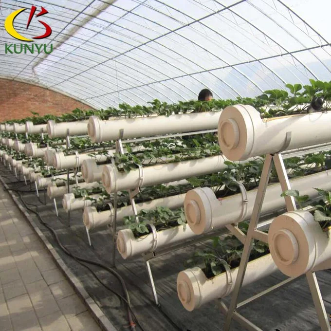 Triangle Shape Hydroponic PVC Circular Plant Pipe