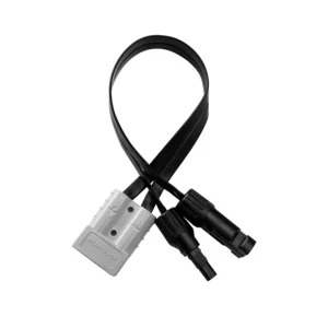 CE Certification Waterproof 30cm Length Dual PVC Flat Solar Extension Cable Windows Door Through MC to Power Connector Cable