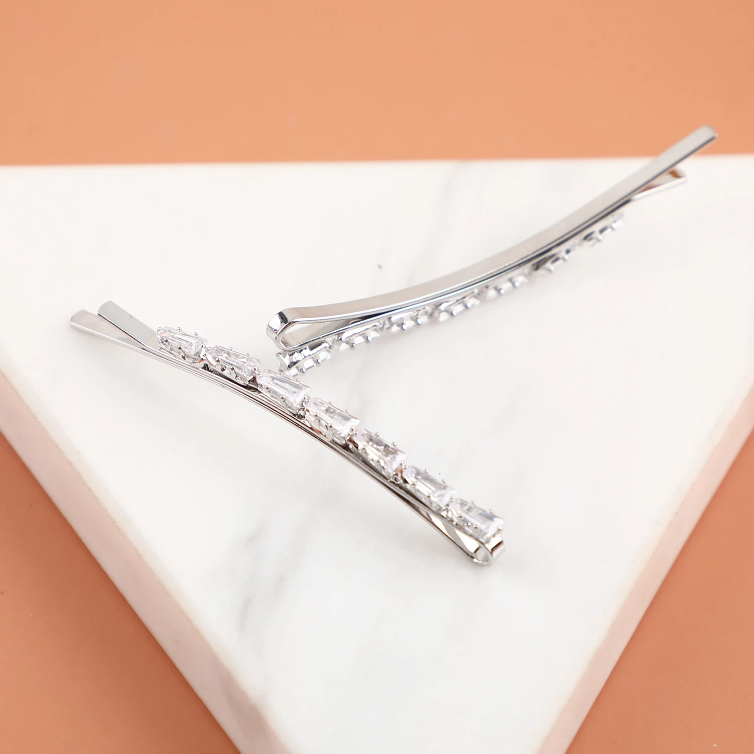 Оптовая торговля диамантовая шпилька по индивидуальному заказу заколки для волос аксессуары женщин