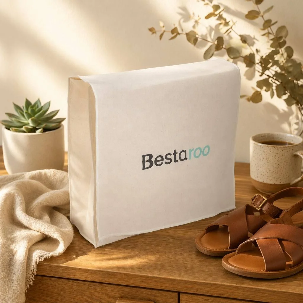 Muslin Cotton Flap Pouch for Shoe Scarf Organic square Bottom 100% Cotton Envelope Gift Packaging Bag