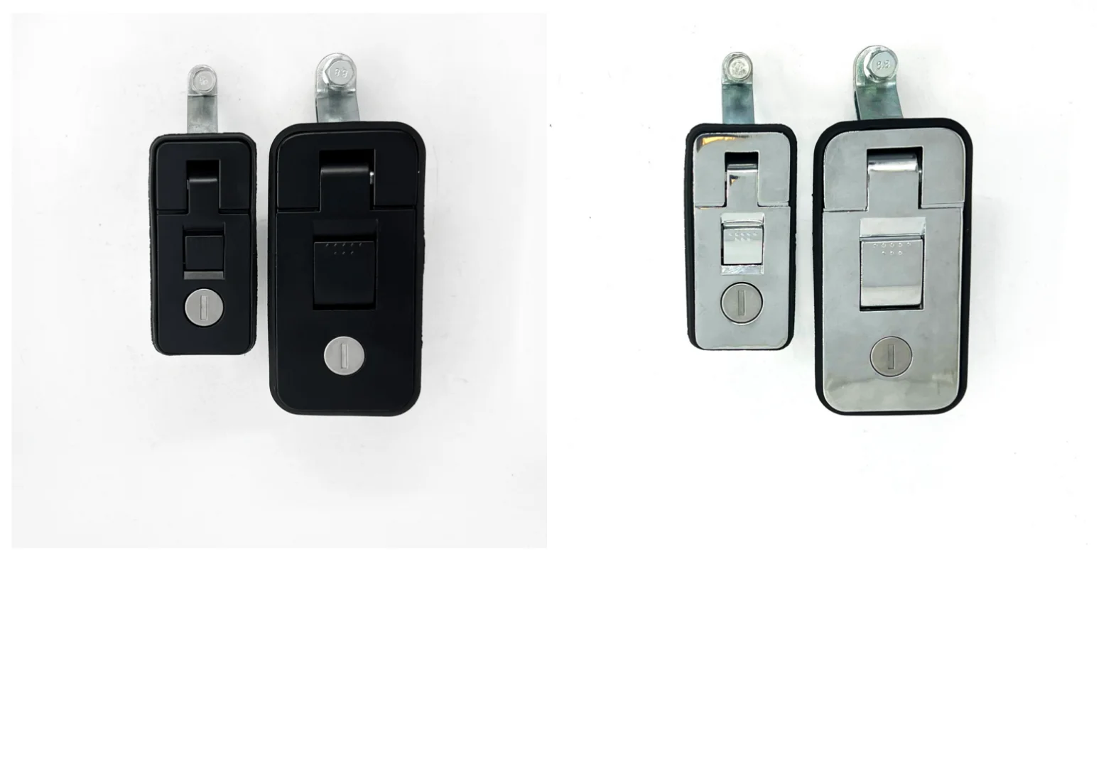 Truck Electrical Panel Trigger Latch Push Button Door Lock Zinc Alloy Compression Lever Lock Rod Control Lock factory
