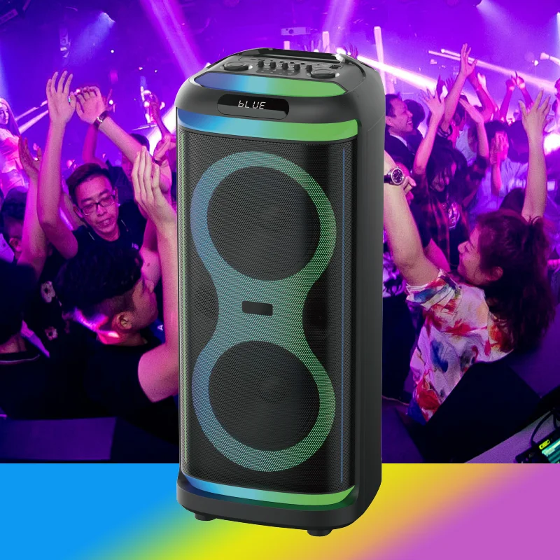 Best Selling Dual 10 Inch Dj Box Speakers Party Box 1000 Sound System  Portable Speaker 100w Rechargeable Party Speakers 1000W
