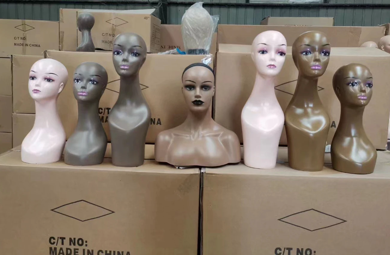 Wholesale Mannequin Head Female Realistic Head Mannequin For Wigs