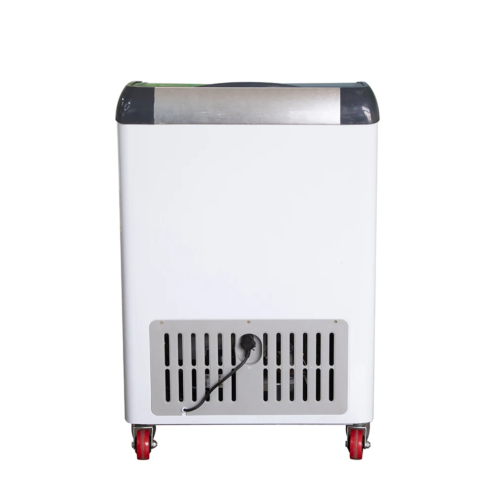 150L Small Counter Ice Cream Freezer Display Deep Freezer