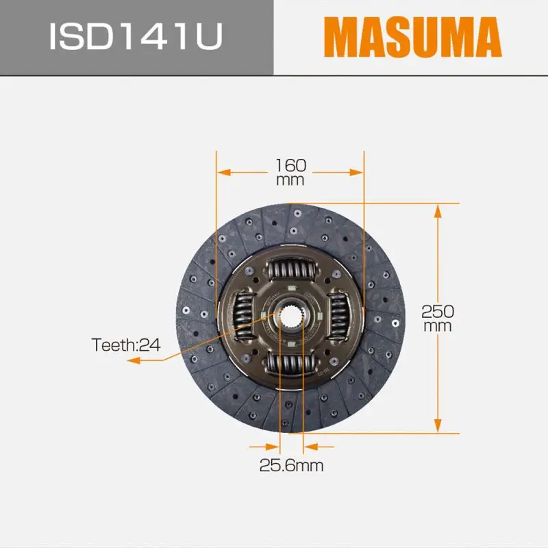 KISAMUZU ISD141U MASUMA Clutch Discs - Reliable Auto Parts for Nissan