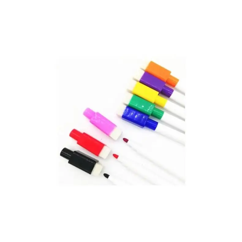 Wholesaler 4 colors odorless dry erase bullet tip whiteboard marker pen with custom logo for school and office stationery