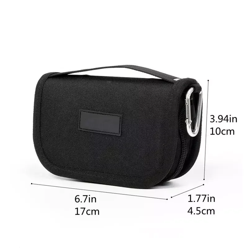 Fishing Lure Storage Wrap Bag Spinner Baits Wallet Case Fishing Bag ...