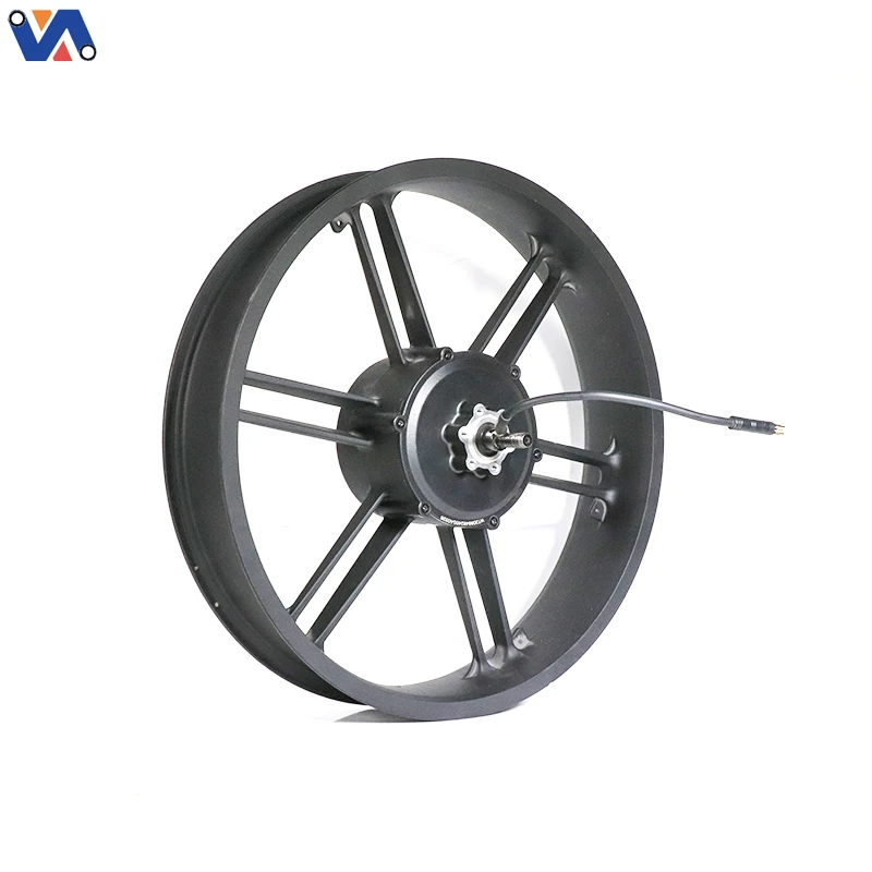 New Image OUXI V8 20inch Motor Wheel 48V-500W Motor Line on the Left Side-Black Plug