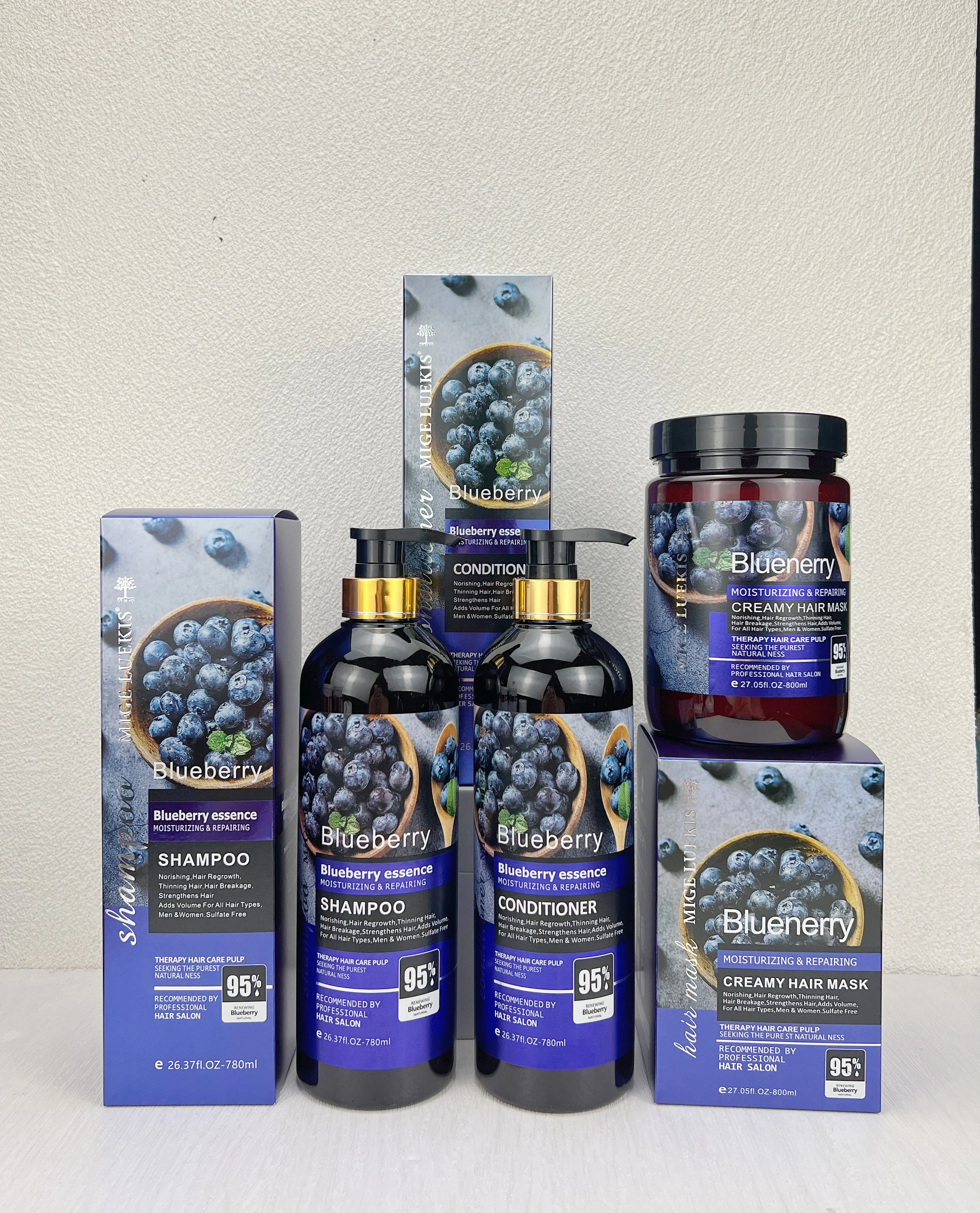 2023 New Listing Deep Cleansing Scalp Sulphate Free Snail Serum Shampoo and Conditioner