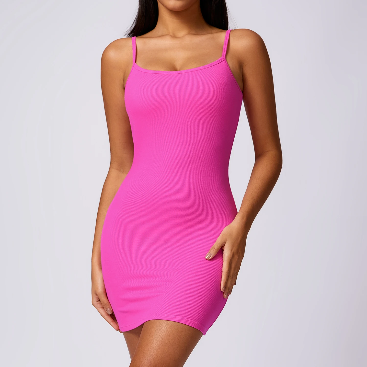 soft lounge mini slip dress Skims Black Soft Lounge Slip Mini Dress