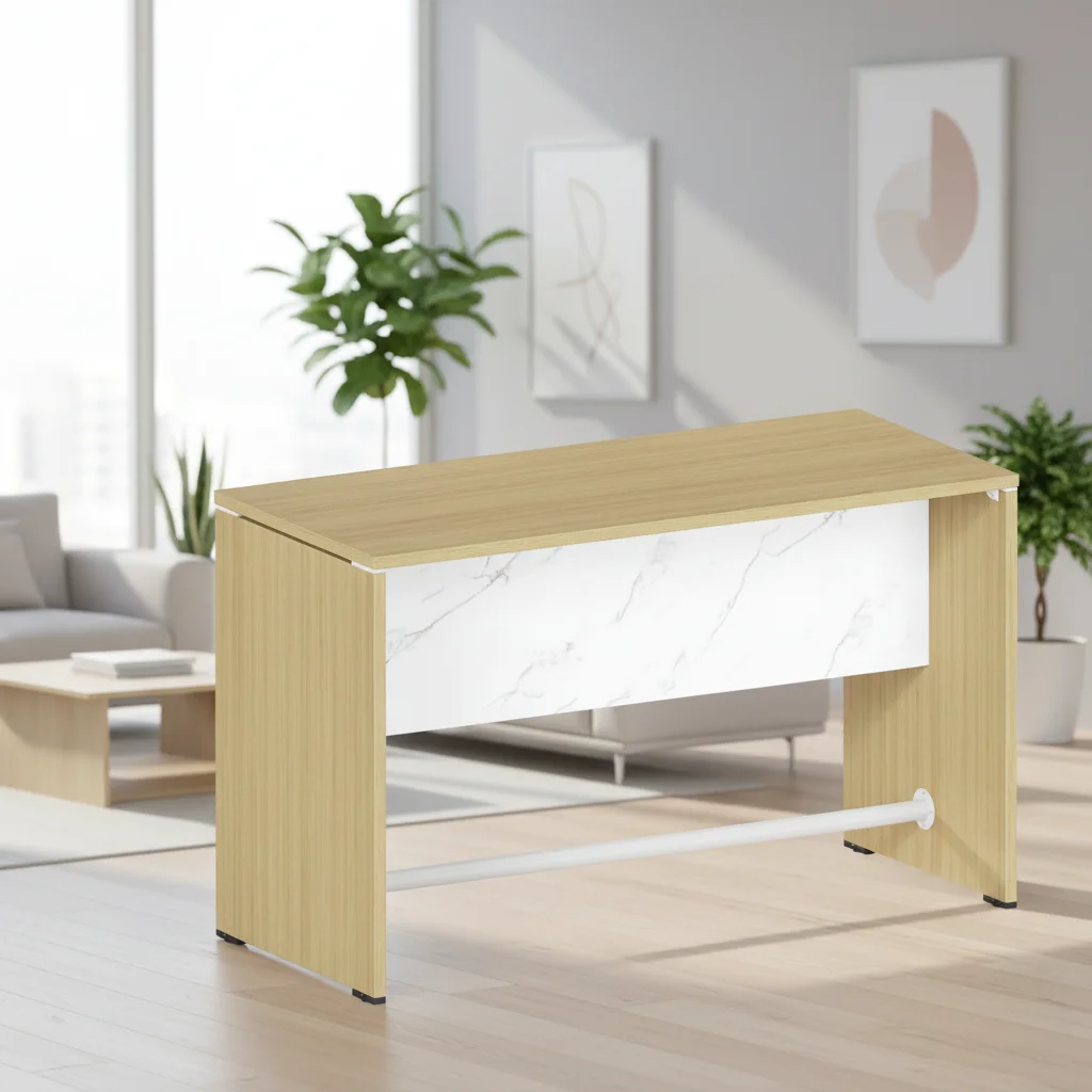 Modern Convertible Automatic Foldable Extendable Durable Eco-Friendly Bar Counter Table Connection System Wood Frame Commercial 6
