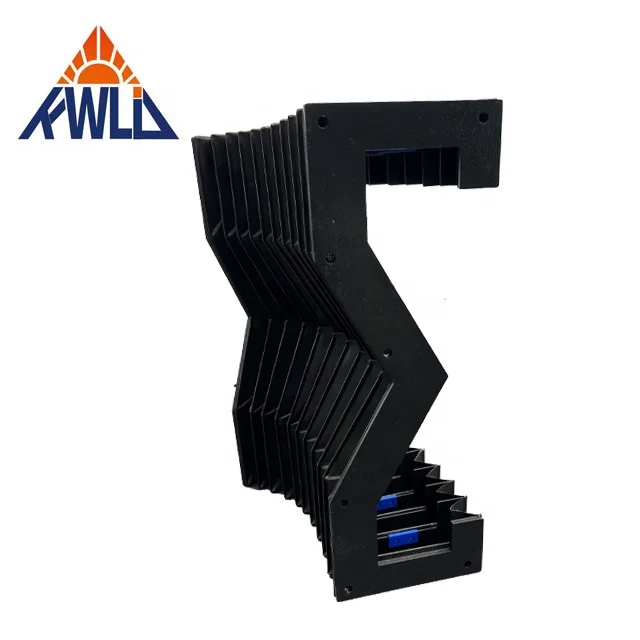 thumbnail image 2 of Accordion CNC Machine Dust Cover Bellows – 145mm Width X 35mm Height, 300mm Extension 2 of 4