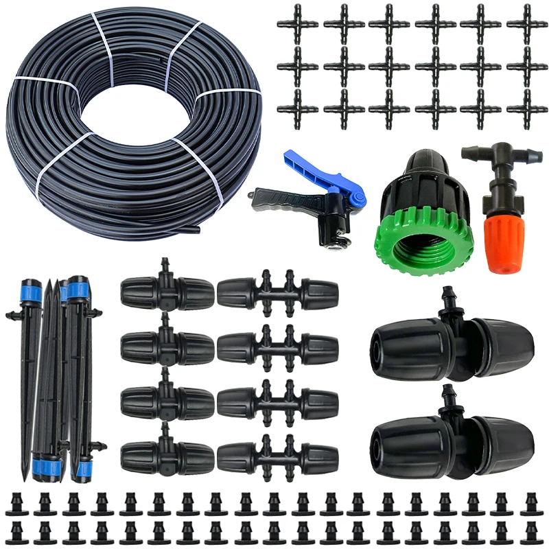 Auto Timer Drip Irrigation System Full Kits Greenhouse Agriculture Garden Farming Misting Sprinkler Drop Watering Irrigation