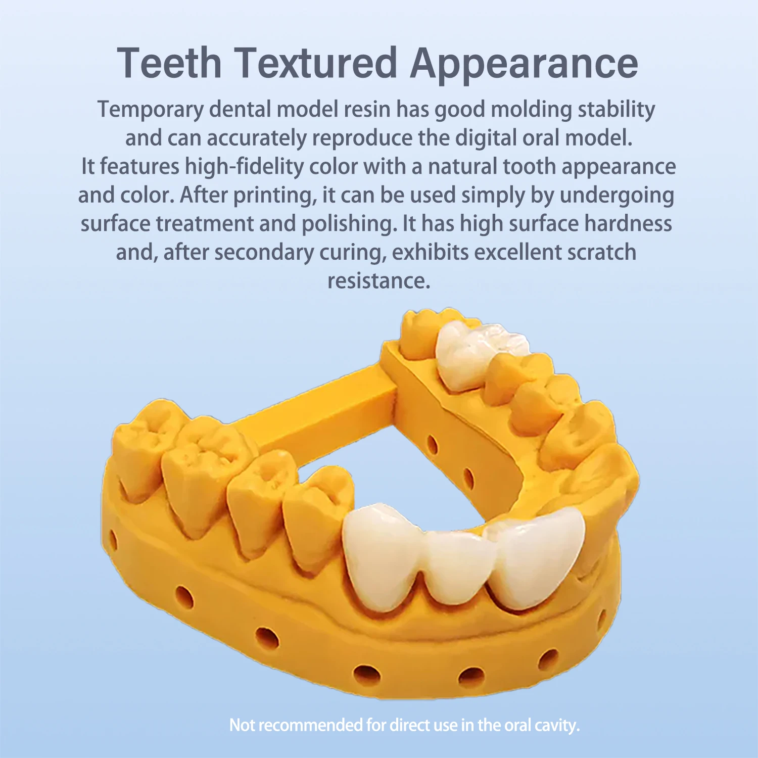 Antinsky Temporary Dental Model Resin Color A1 A2 A3 Dental Resin for DLP LCD Resin 3d Printer 405nm 0.5kg