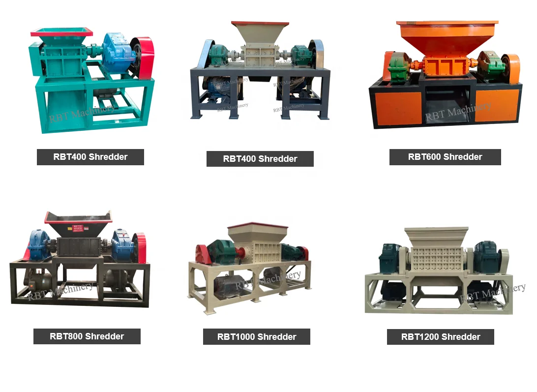 Twin Shaft Plastic Tire Recycling Shredder Machine For Sale Buy
